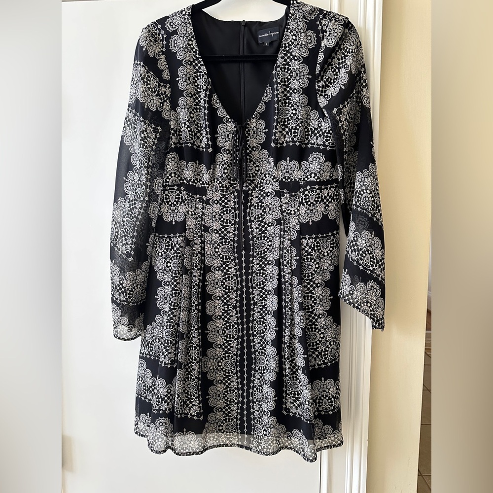 Nanette Lepore Black and White Dress